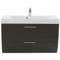 Single Bathroom Vanity, Wall Mount, 39